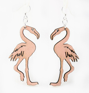 Flamingo earrings